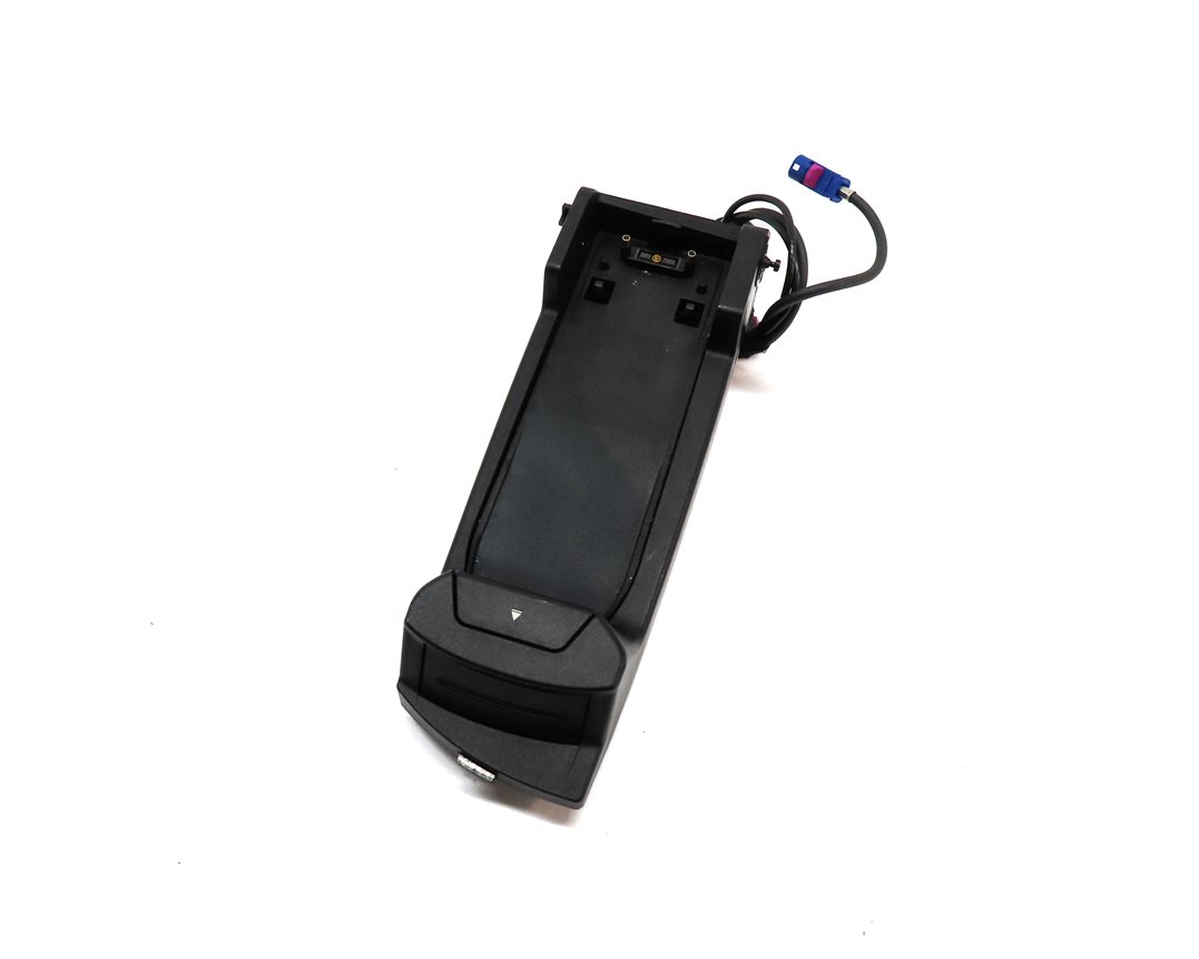 2014 BMW 750Li (F01) FRONT CENTER CONSOLE SNAP IN CELL PHONE CRADLE CHARGE MOUNT