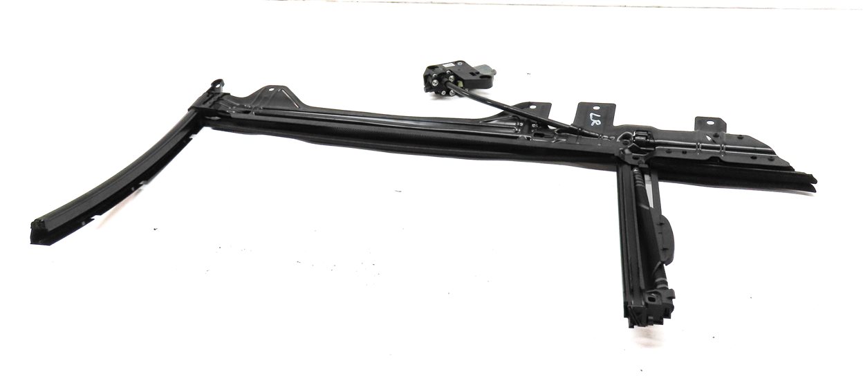 09-15 BMW 7 SERIES (F01) REAR LEFT DOOR WINDOW SUNSHADE SHADE w/ TRACK & MOTOR
