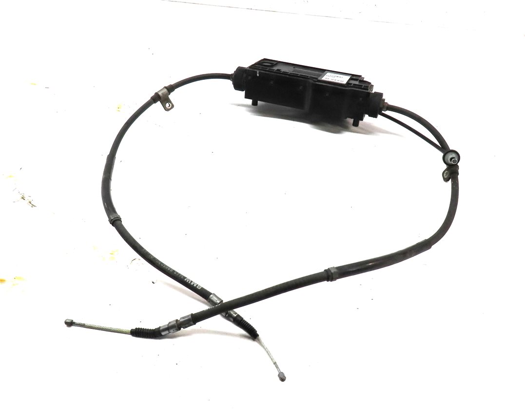 2014 BMW 750Li (F01) EMERGENCY PARK PARKING BRAKE ACTUATOR w/ CABLES