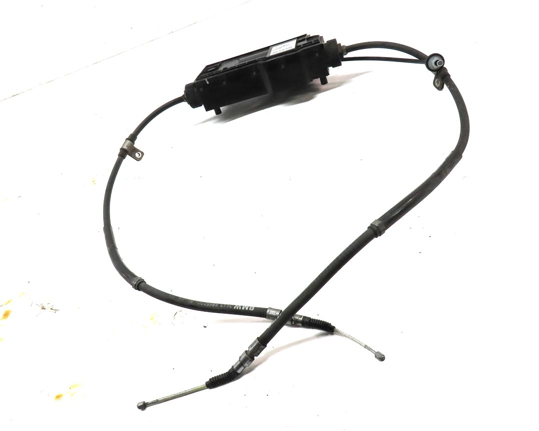 Thumbnail 3: 2014 BMW 750Li (F01) EMERGENCY PARK PARKING BRAKE ACTUATOR w/ CABLES