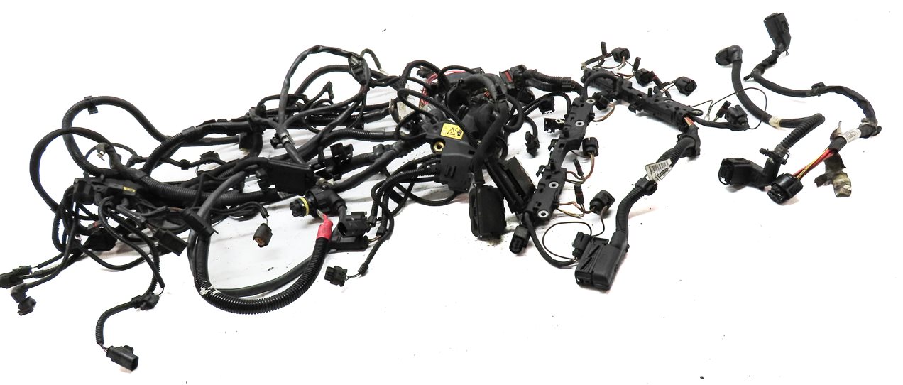Thumbnail 2: 2014 BMW 750Li (F01) 4.4L (N63) ENGINE MOTOR WIRE WIRING HARNESS LOOM