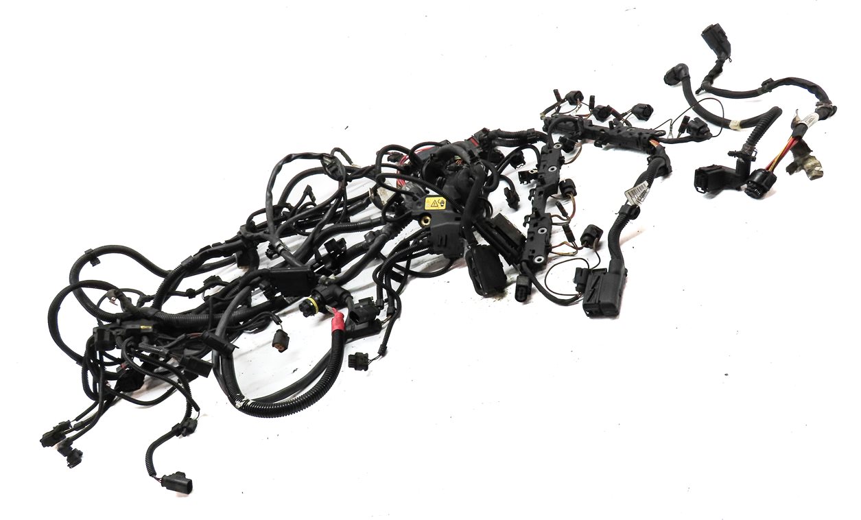 Thumbnail 3: 2014 BMW 750Li (F01) 4.4L (N63) ENGINE MOTOR WIRE WIRING HARNESS LOOM