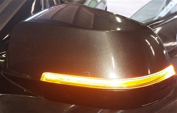 Thumbnail 2: 13-15 BMW 7 SERIES F01 LEFT DOOR MIRROR P-FOLD HEAT AUTODIM BLIND CAMERA (GRAY)