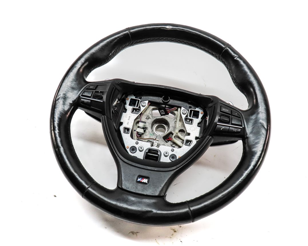 14-15 BMW 7 SERIES F01 F04 M SPORT HEATED STEERING WHEEL w/ PADDLE SHIFT (BLACK)