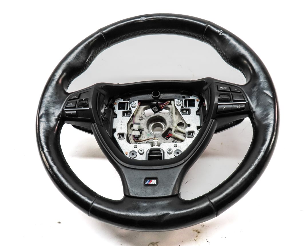 Thumbnail 2: 14-15 BMW 7 SERIES F01 F04 M SPORT HEATED STEERING WHEEL w/ PADDLE SHIFT (BLACK)