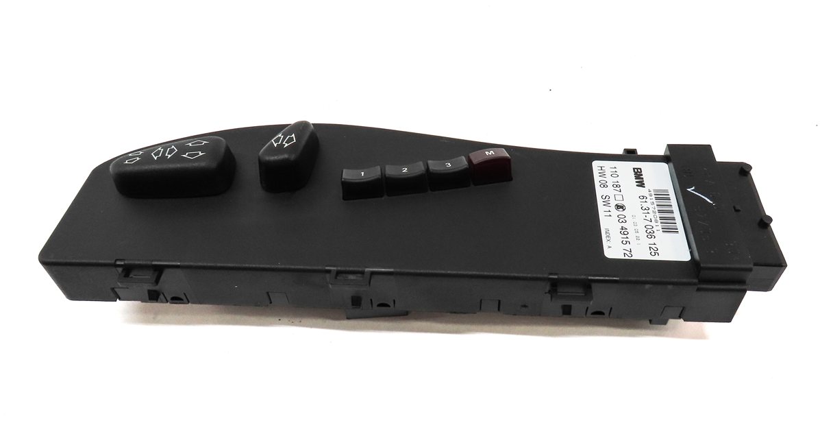 Thumbnail 2: 2005 BMW Z4 CONVERTIBLE (E85) FRONT LEFT DRIVER SEAT POSITION ADJUST SWITCH