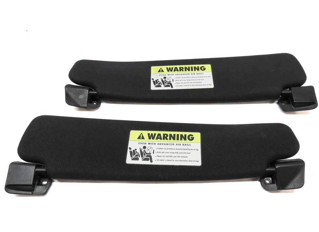 Thumbnail 5: 2003-2008 BMW Z4 (E85) FRONT LEFT & RIGHT SUN VISOR SUNVISOR SET (BLACK)