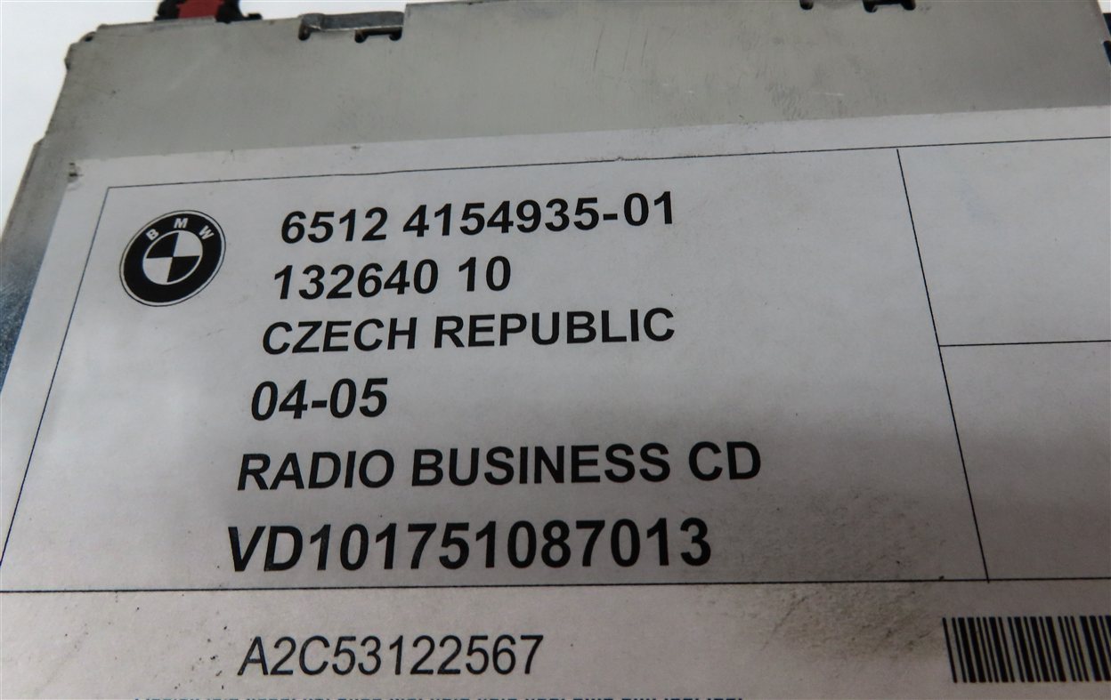 Thumbnail 7: 01-06 BMW 325i 330i 540i M3 M5 X3 X5 Z4 (E39 E46 E53 E83 E85) 6 DISC CD CHANGER