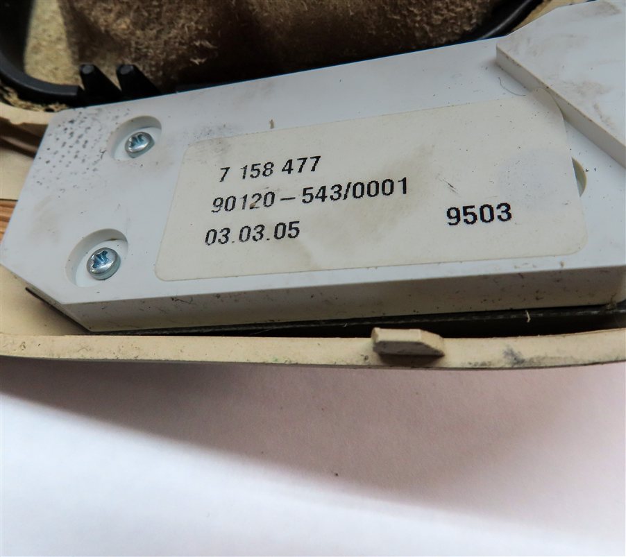 Thumbnail 7: 2005 BMW Z4 CONVERTIBLE (E85) FRONT LEFT DRIVER SHIFT KNOB TRIM w/ BOOT (BEIGE)
