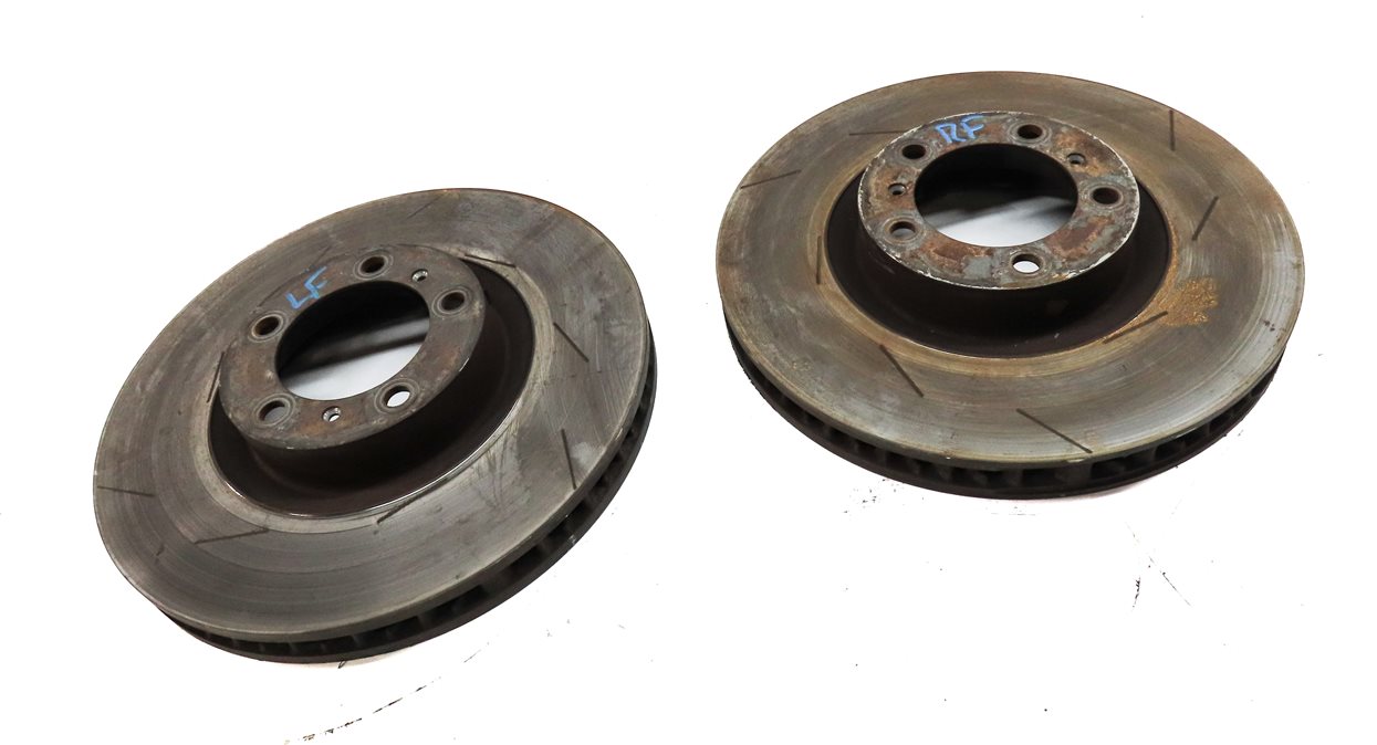 Thumbnail 3: 11 PORSCHE PANAMERA 970 G1 FRONT LEFT DRIVER & RIGHT PASSENGER BRAKE ROTOR SET/2