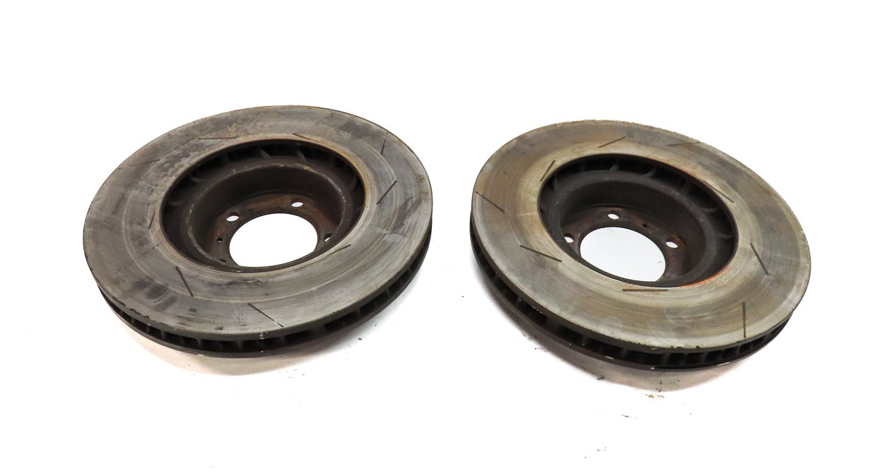 Thumbnail 5: 11 PORSCHE PANAMERA 970 G1 FRONT LEFT DRIVER & RIGHT PASSENGER BRAKE ROTOR SET/2