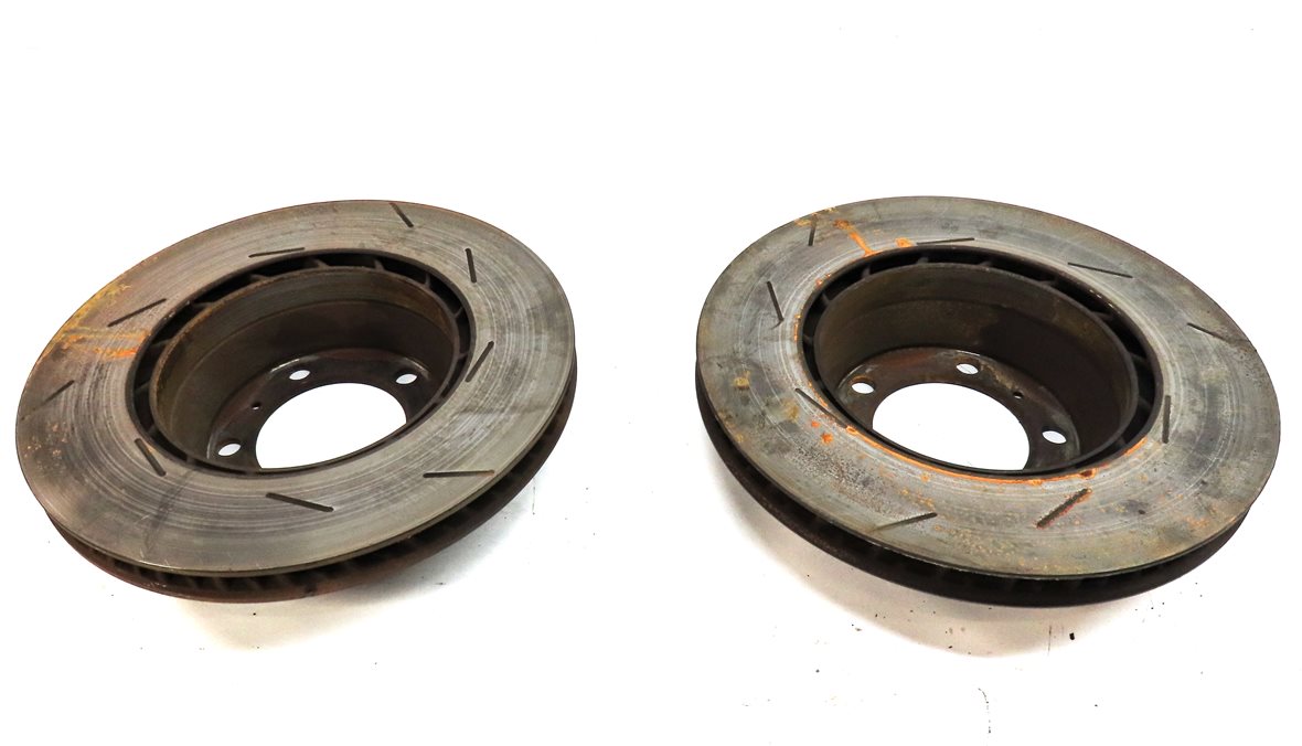 Thumbnail 5: 11 PORSCHE PANAMERA 970 G1 REAR LEFT DRIVER & RIGHT PASSENGER BRAKE ROTOR SET/2