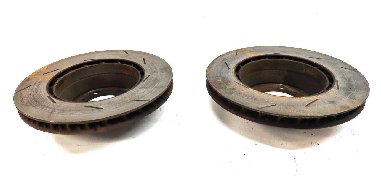 Thumbnail 6: 11 PORSCHE PANAMERA 970 G1 REAR LEFT DRIVER & RIGHT PASSENGER BRAKE ROTOR SET/2