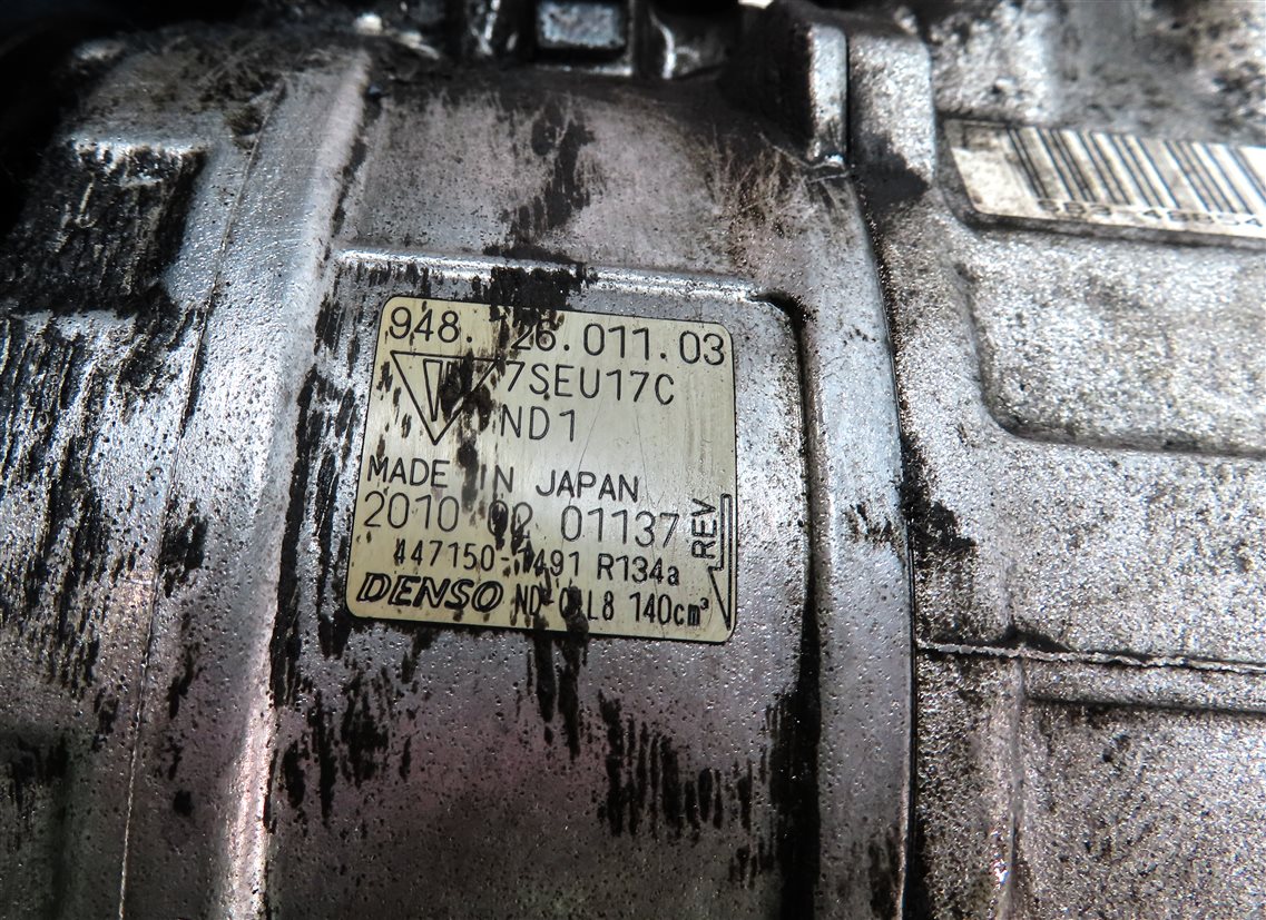Thumbnail 7: 10-13 PORSCHE PANAMERA (970 G1) 3.6L 4.8L AIR CONDITIONING A/C COMPRESSOR PUMP