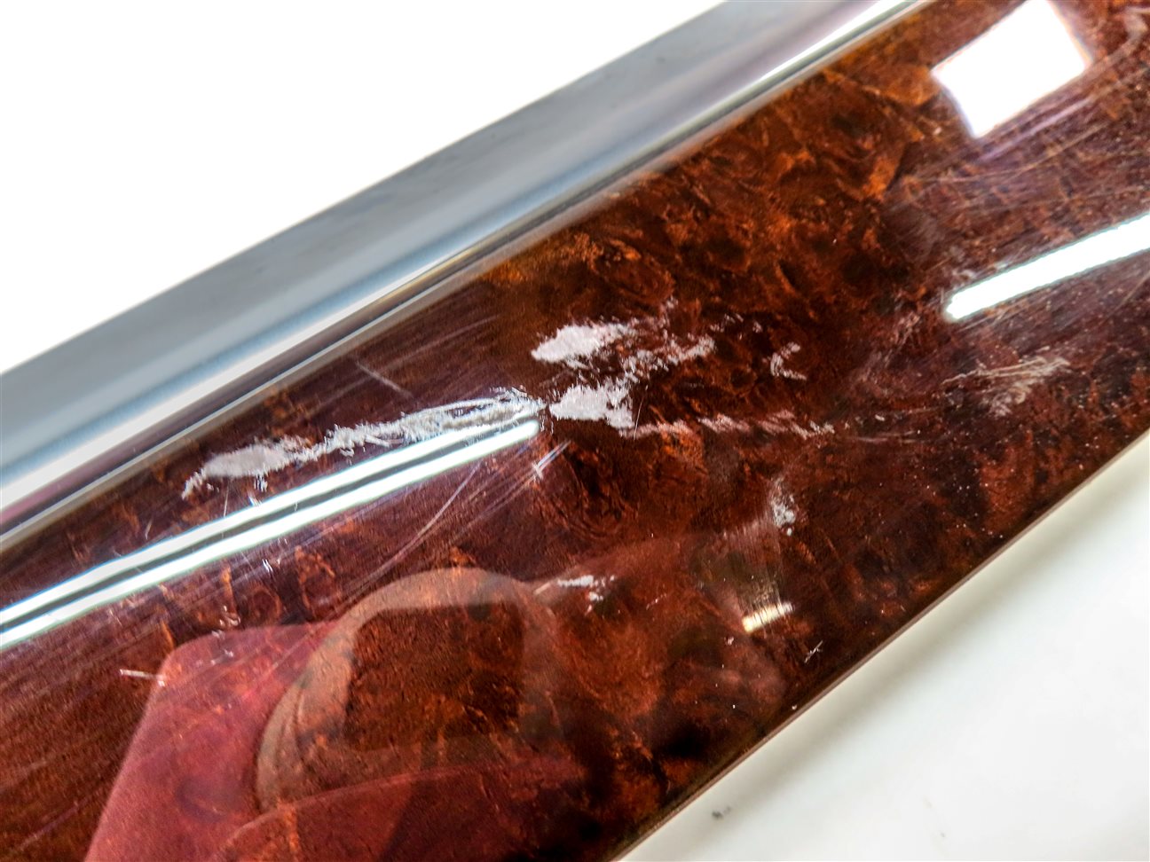 Thumbnail 4: 11 PORSCHE PANAMERA 970 G1 INTERIOR DOOR CONSOLE DOOR DASH TRIM SET BURR WALNUT