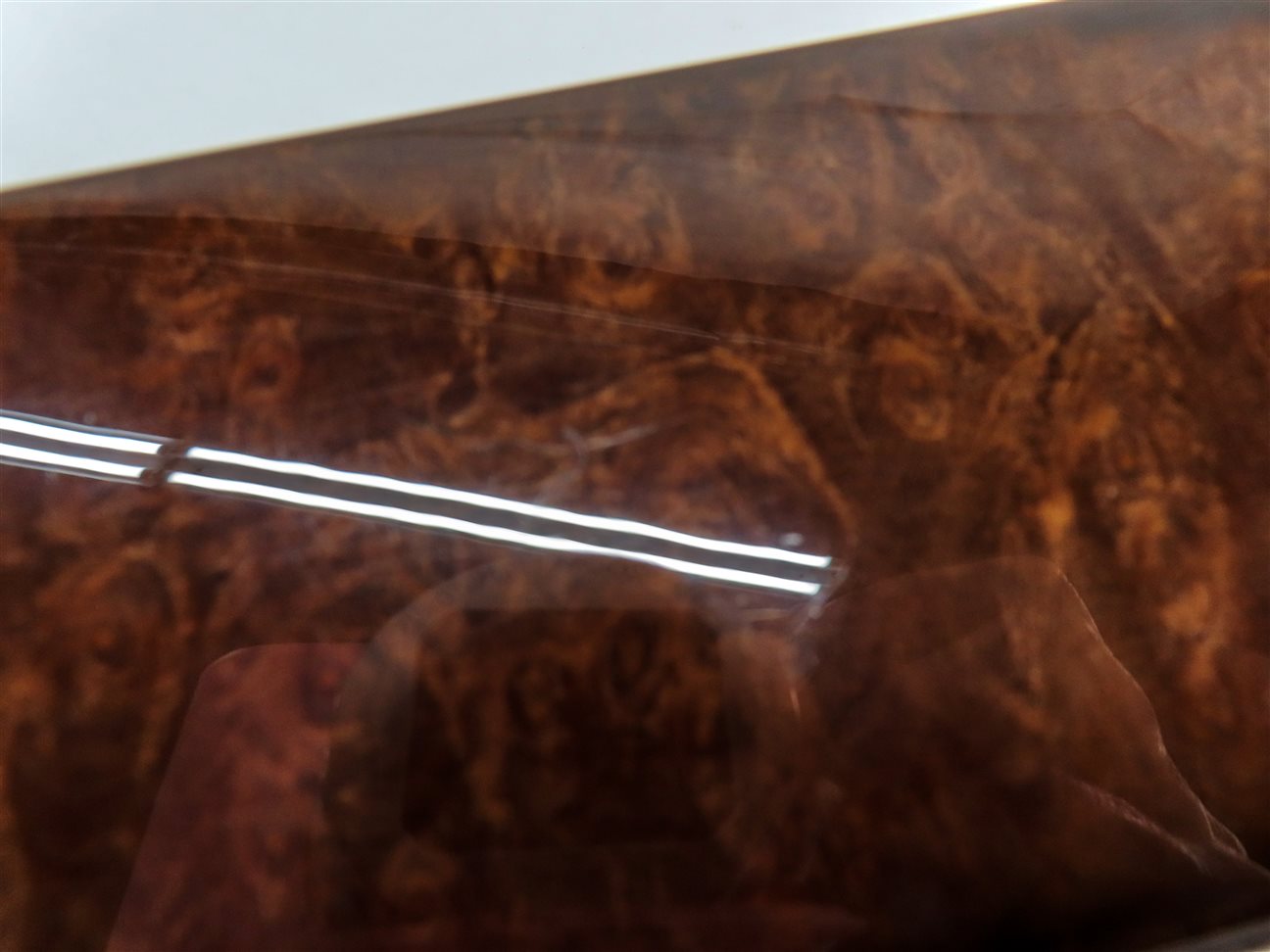 Thumbnail 8: 11 PORSCHE PANAMERA 970 G1 INTERIOR DOOR CONSOLE DOOR DASH TRIM SET BURR WALNUT