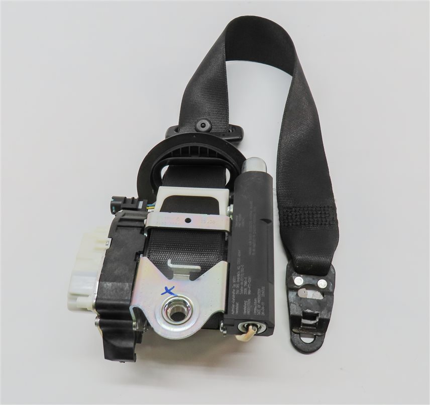 Thumbnail 4: 10-16 PORSCHE PANAMERA (970 G1) FRONT RIGHT PASSENGER SEATBELT RETRACTOR (Black)