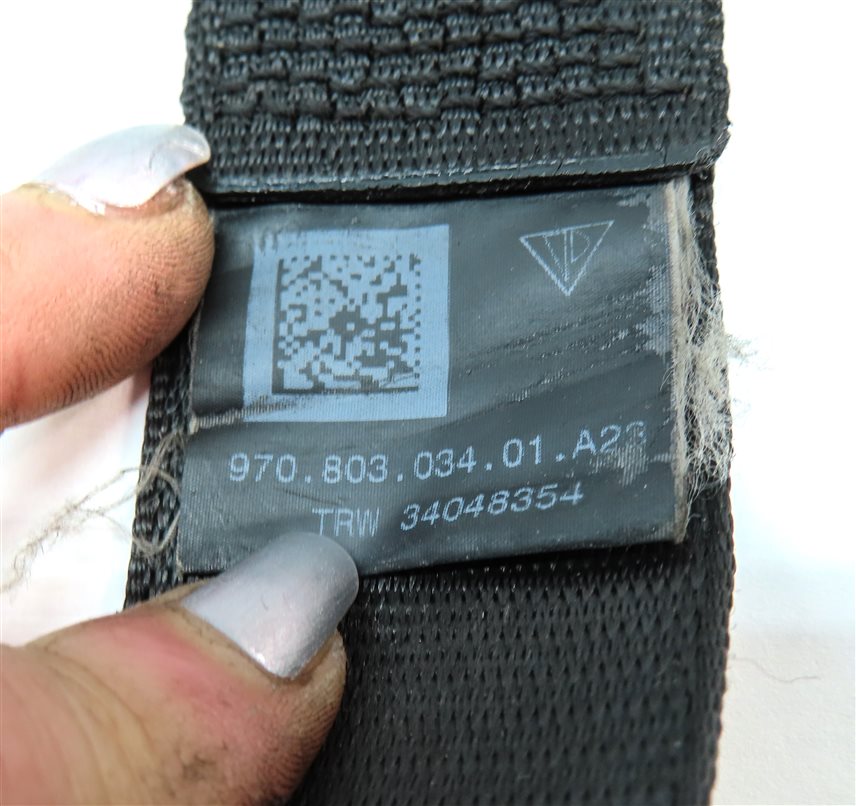 Thumbnail 5: 10-16 PORSCHE PANAMERA (970 G1) FRONT RIGHT PASSENGER SEATBELT RETRACTOR (Black)