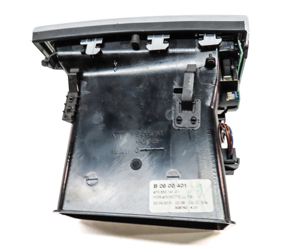 Thumbnail 6: 2011 PORSCHE PANAMERA (970 G1) FRONT CENTER LEFT DASH HEAT AIR AC VENT (Black)