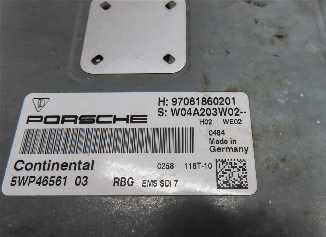 Thumbnail 5: 11 PORSCHE PANAMERA (970 G1) 3.6L (M46.20) ECM BCM IMMOBILIZER MODULE KEY SET/7