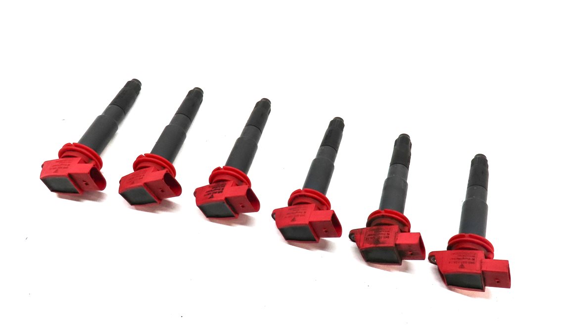 Thumbnail 1: 2011-2016 PORSCHE PANAMERA (970 G1) 3.6L M46 ENGINE IGNITION COIL SET 6