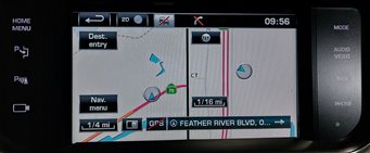 2014 LAND RANGE ROVER L405 FRONT DASH GPS NAVIGATION MEDIA DISPLAY TOUCH SCREEN