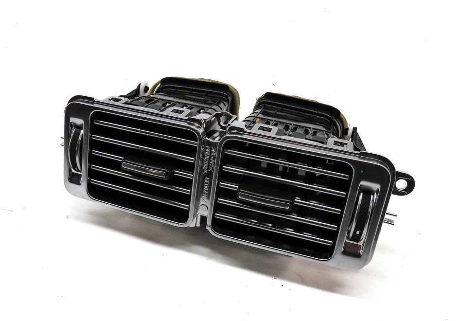 14 RANGE ROVER (L405) REAR CENTER CONSOLE HEAT AIR AC DUAL VENT (BLACK/SILVER)