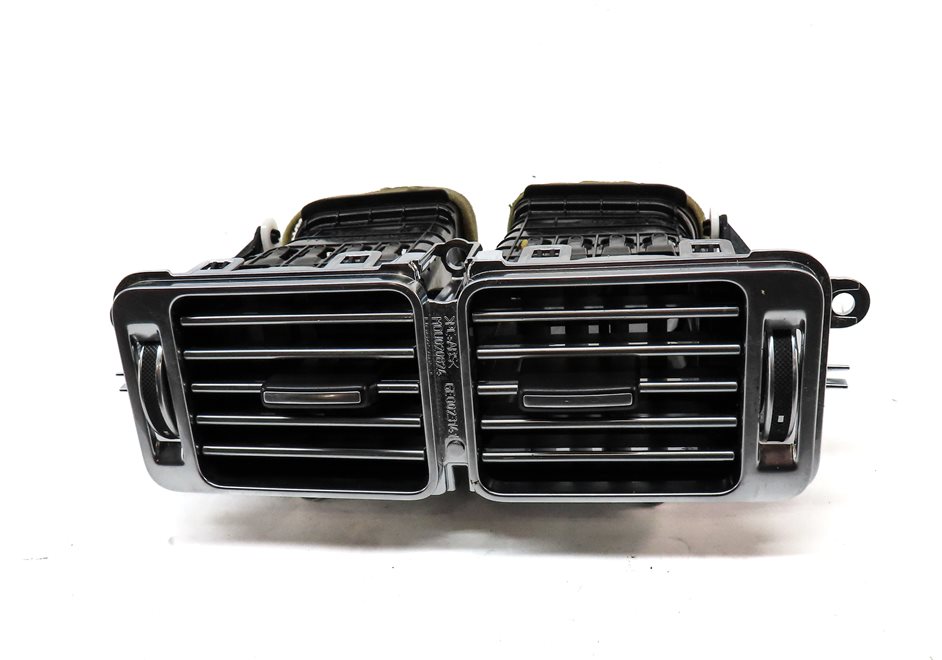 Thumbnail 2: 14 RANGE ROVER (L405) REAR CENTER CONSOLE HEAT AIR AC DUAL VENT (BLACK/SILVER)