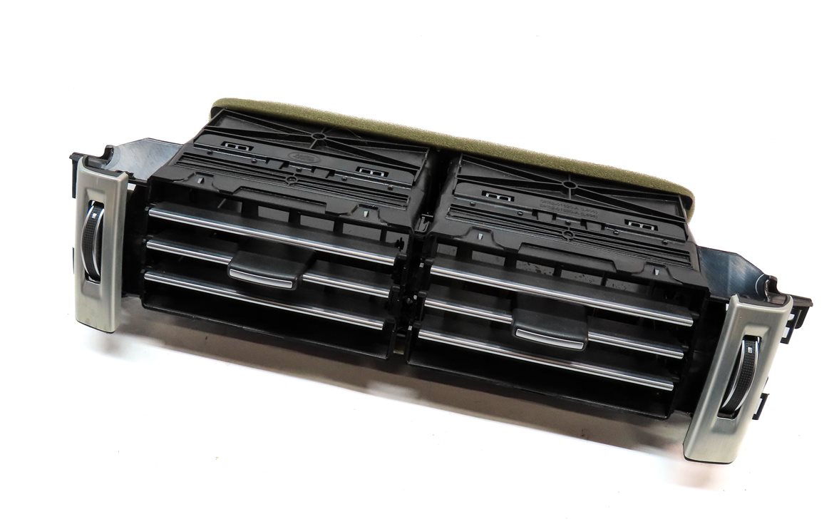 14 LAND RANGE ROVER L405 FRONT CENTER DASH HEAT AIR AC DUAL VENT (BLACK/SILVER)