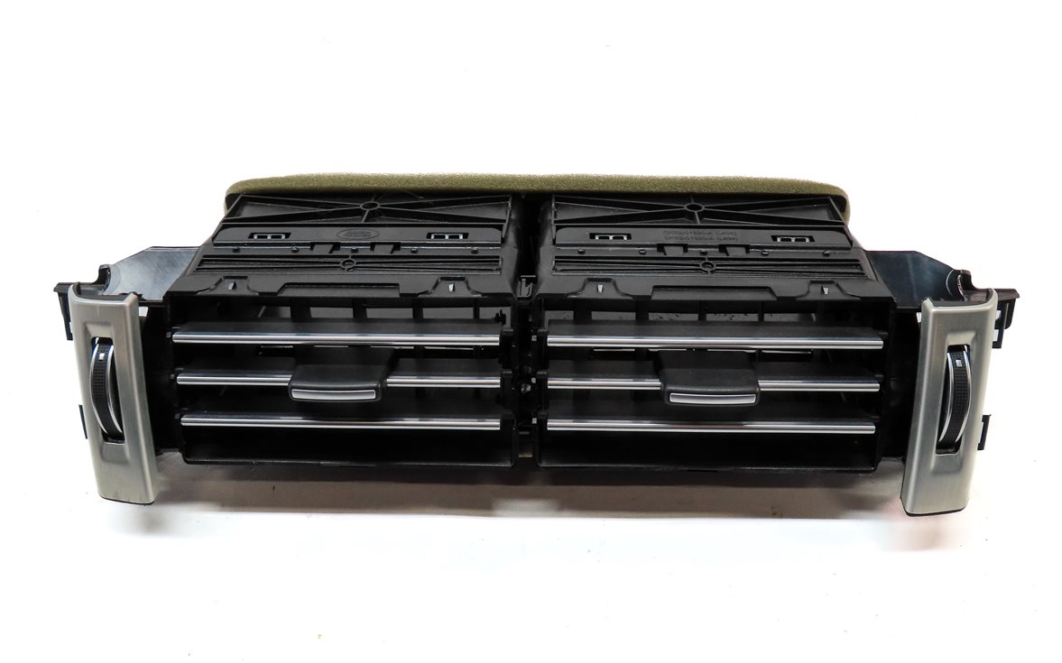 Thumbnail 2: 14 LAND RANGE ROVER L405 FRONT CENTER DASH HEAT AIR AC DUAL VENT (BLACK/SILVER)