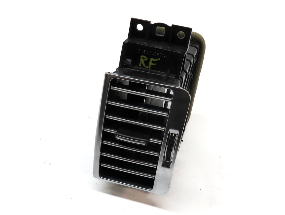 2014 RANGE ROVER L405 FRONT RIGHT PASSENGER DASH HEAT AIR AC VENT (BLACK/SILVER)