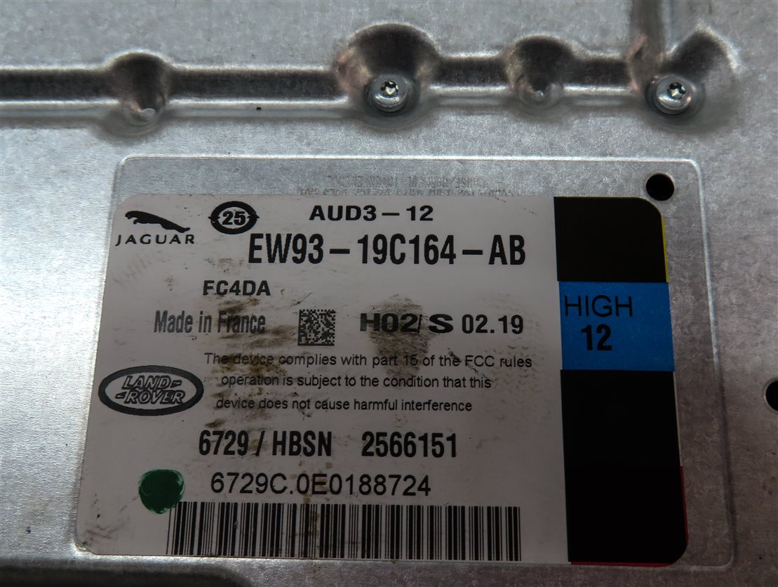 Thumbnail 5: 12-19 JAGUAR XF LAND ROVER LR2 LR4 RANGE ROVER SPORT EVOQUE AMPLIFIER 600 WATT