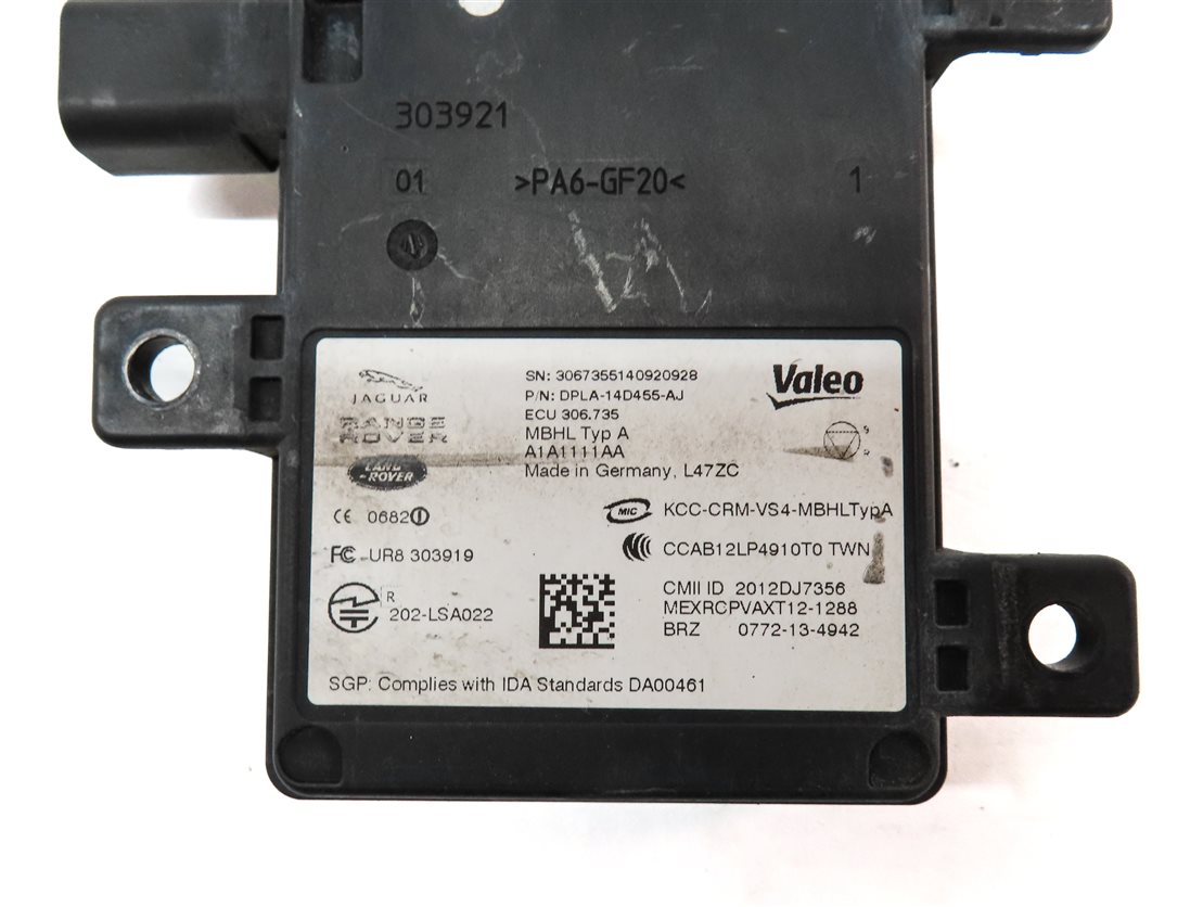 Thumbnail 4: 2014 LAND RANGE ROVER (L405) REAR BLIND SPOT ASSIST RADAR SENSOR MODULE
