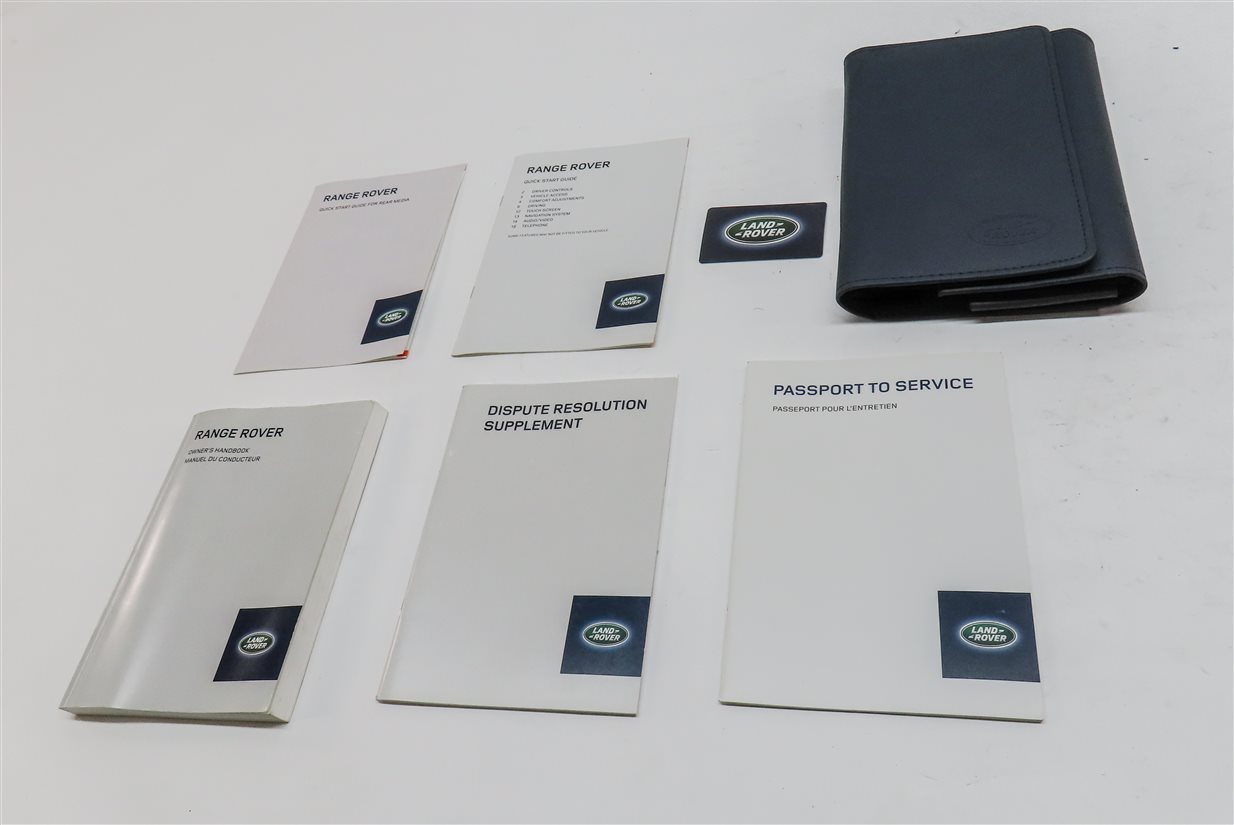 Thumbnail 2: 2014 LAND RANGE ROVER (L405) 5.0L SUPER ENGINE OWNERS MANUAL BOOKLET SET w/ CASE