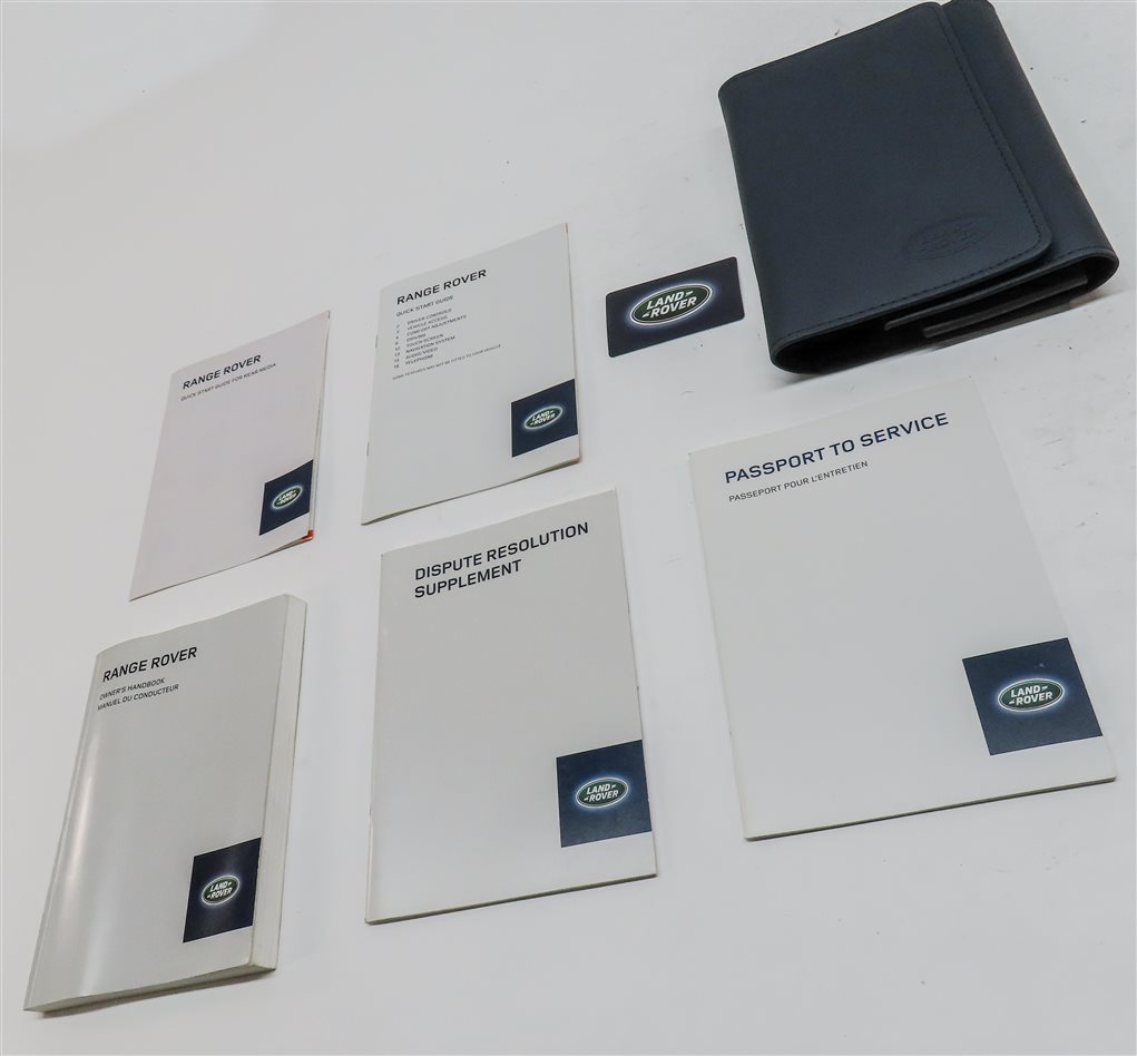 Thumbnail 3: 2014 LAND RANGE ROVER (L405) 5.0L SUPER ENGINE OWNERS MANUAL BOOKLET SET w/ CASE