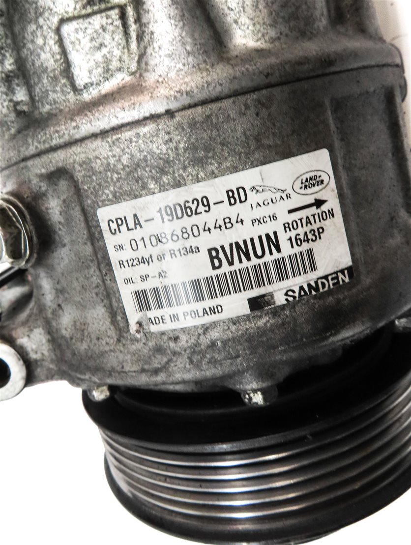 Thumbnail 7: 10-19 JAGUAR XE XF XJ LR4 RANGE ROVER SPORT (L320 L322 L405 L494) A/C COMPRESSOR
