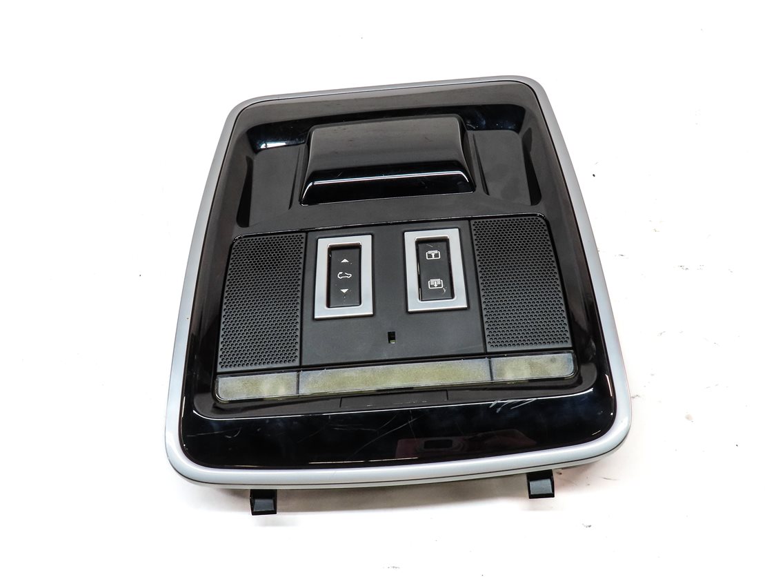 Thumbnail 2: 2014 LAND RANGE ROVER (L405) FRONT OVERHEAD DOME LIGHT LAMP w/ SWITCHES (BLACK)