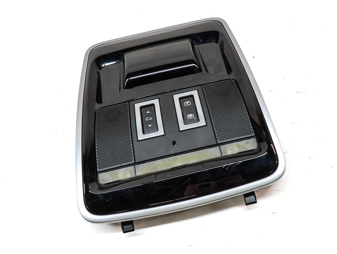 Thumbnail 3: 2014 LAND RANGE ROVER (L405) FRONT OVERHEAD DOME LIGHT LAMP w/ SWITCHES (BLACK)