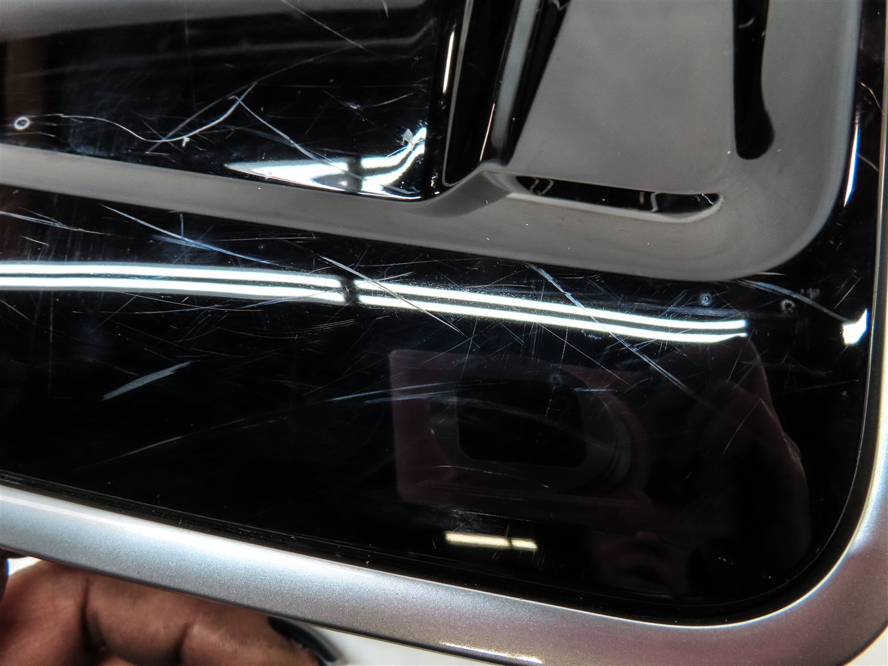 Thumbnail 8: 2014 LAND RANGE ROVER (L405) FRONT OVERHEAD DOME LIGHT LAMP w/ SWITCHES (BLACK)