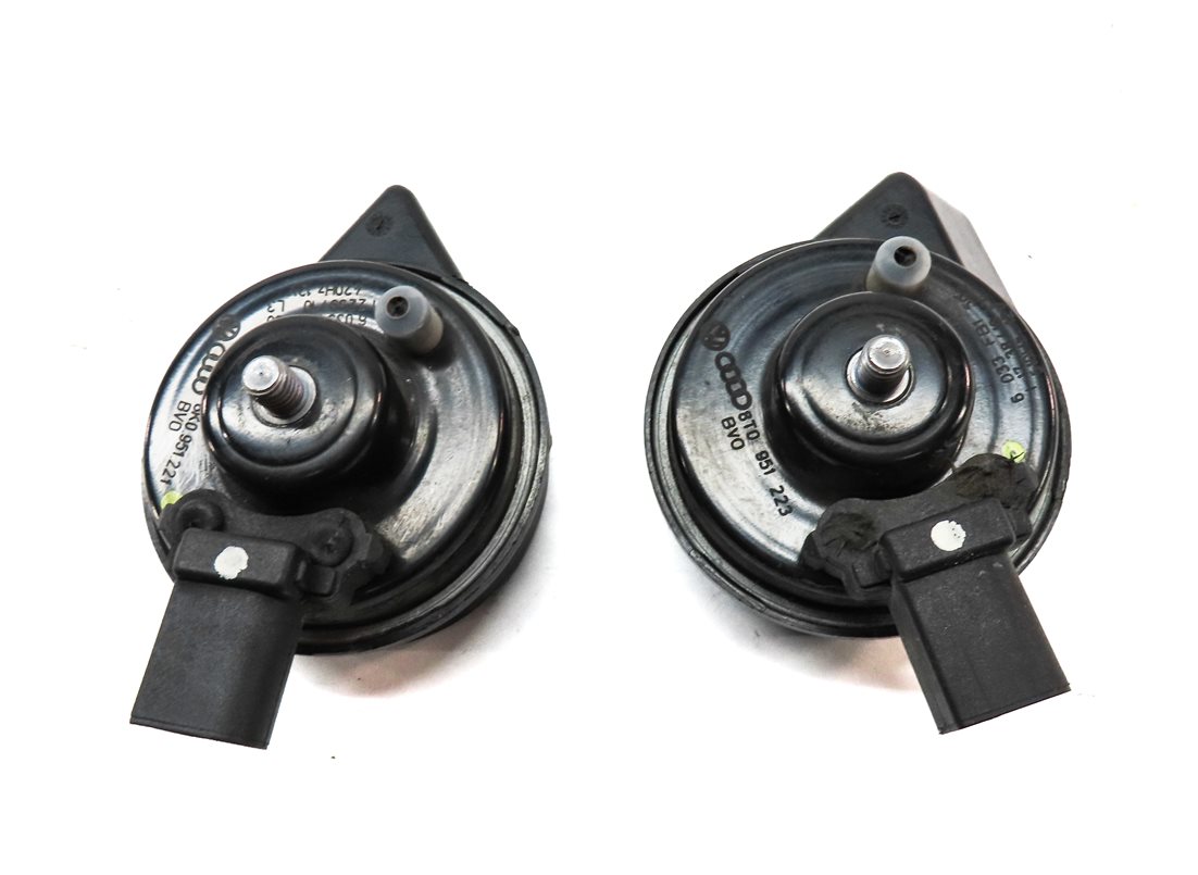 Thumbnail 4: 2008-2017 AUDI A4 A5 S4 S5 Q5 (B8 8K 8R 8T) HIGH & LOW TONE SAFETY HORN SET