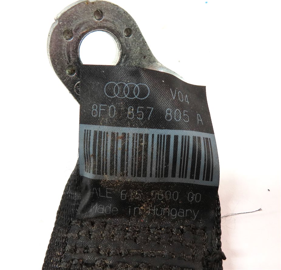 Thumbnail 5: 2011 AUDI A5 CONVERTIBLE (B8 8T) REAR LEFT SEAT SEATBELT RETRACTOR (BLACK)