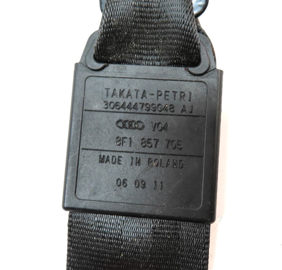 Thumbnail 5: 10-17 AUDI A5 S5 RS5 (B8 8T) CONVERTIBLE LEFT DRIVER SEATBELT RETRACTOR (BLACK)