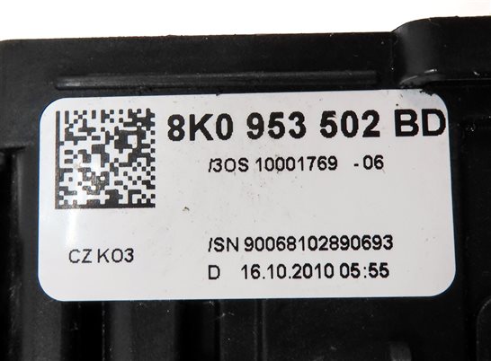 Thumbnail 6: 2009-2012 AUDI A4 S4 A5 S5 (B8 8K 8T) BLINKER WIPER CRUISE COMBINATION SWITCH