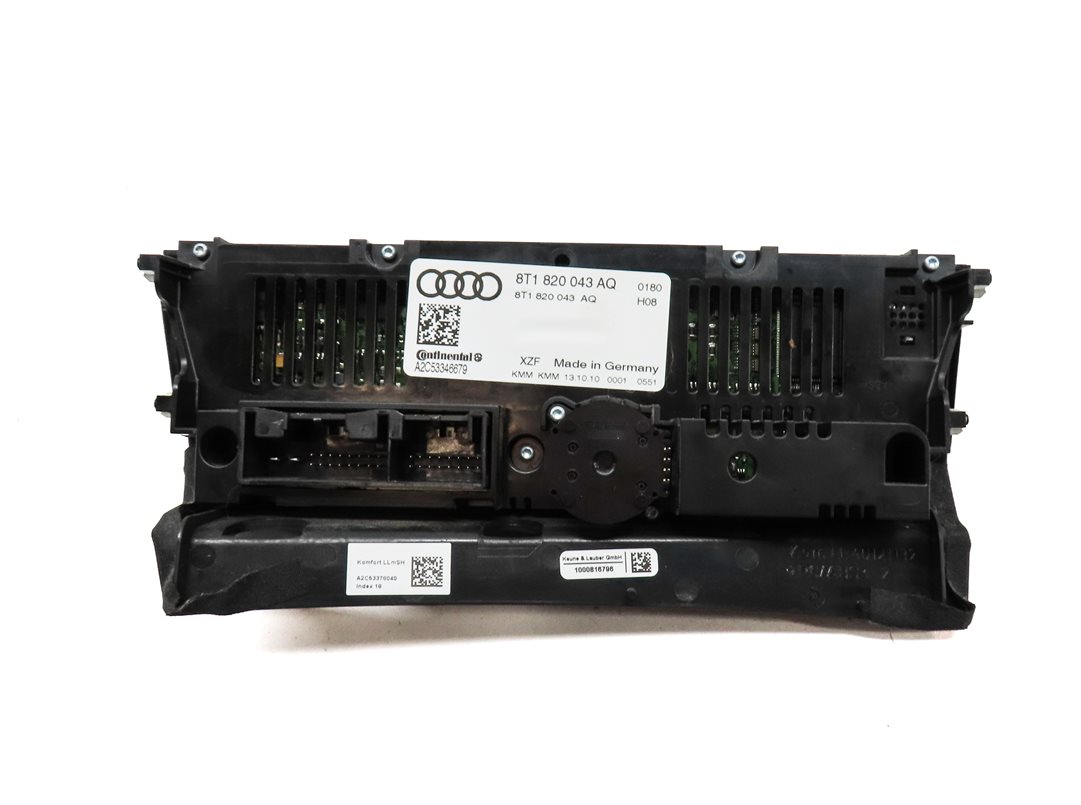Thumbnail 6: 08-13 A4 S4 A5 S5 Q5 B8 8K 8T FRONT HEATER A/C TEMPERATURE CLIMATE CONTROL PANEL