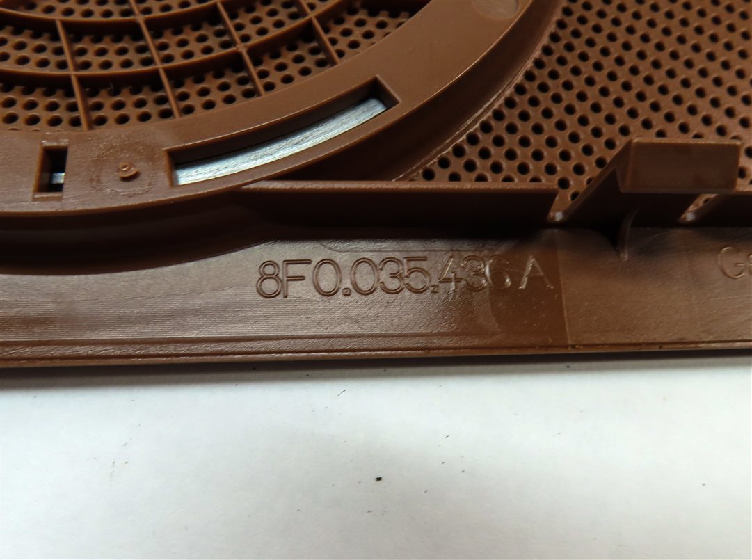 Thumbnail 11: 2011 AUDI A5 CONVERTIBLE (B8 8T) BANG & OLUFSEN AUDIO SPEAKER GRILLE COVER SET/9