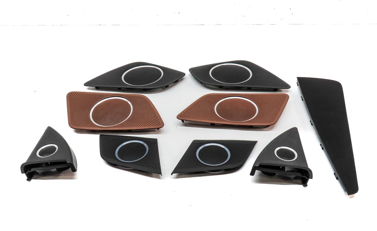 Thumbnail 2: 2011 AUDI A5 CONVERTIBLE (B8 8T) BANG & OLUFSEN AUDIO SPEAKER GRILLE COVER SET/9