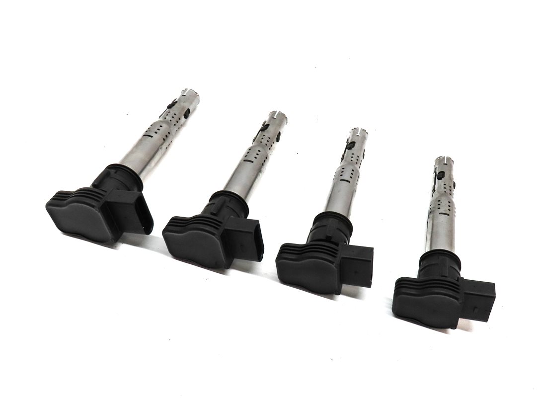 2011 AUDI A5 CONVERTIBLE (B8 8T) 2.0L TURBO (CAEB) ENGINE IGNITION COIL SET/4