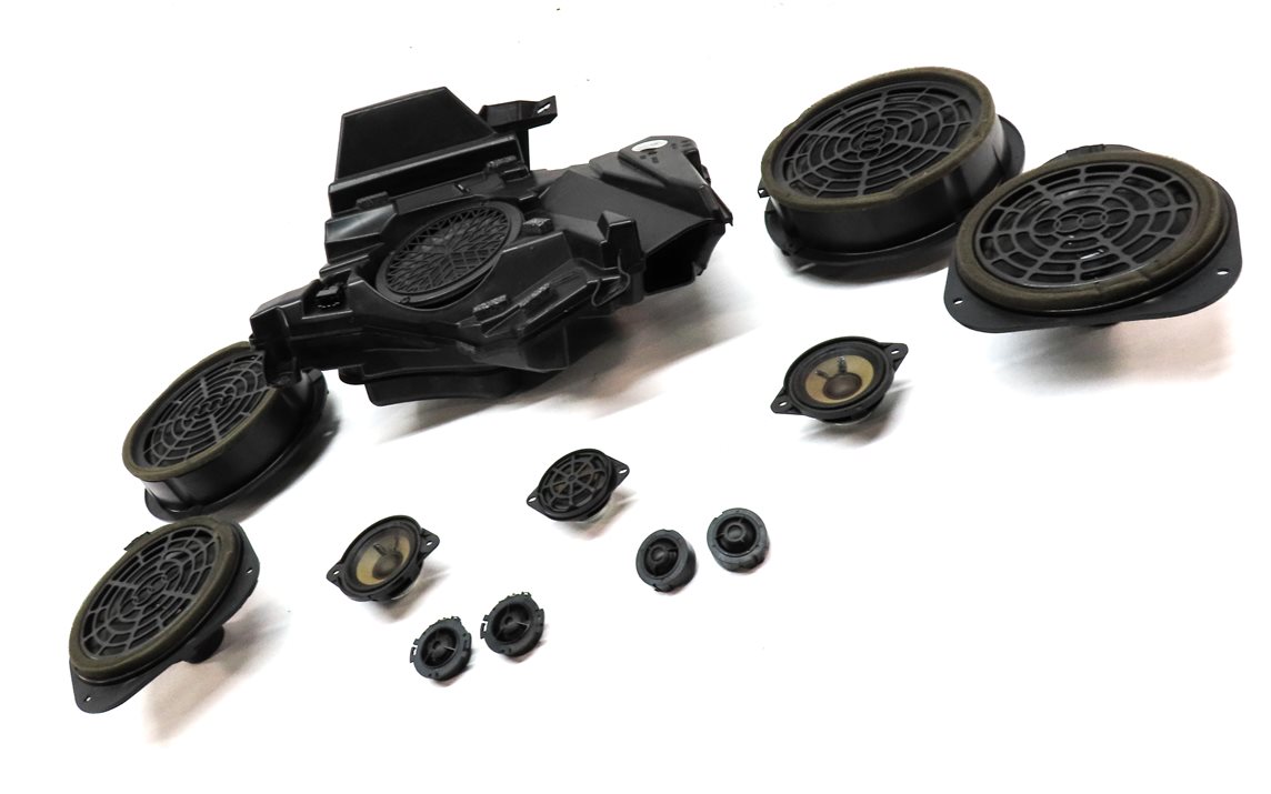 Thumbnail 2: 11 AUDI A5 CONVERTIBLE B8 8T BANG & OLUFSEN RADIO STEREO AUDIO SPEAKER SET/12