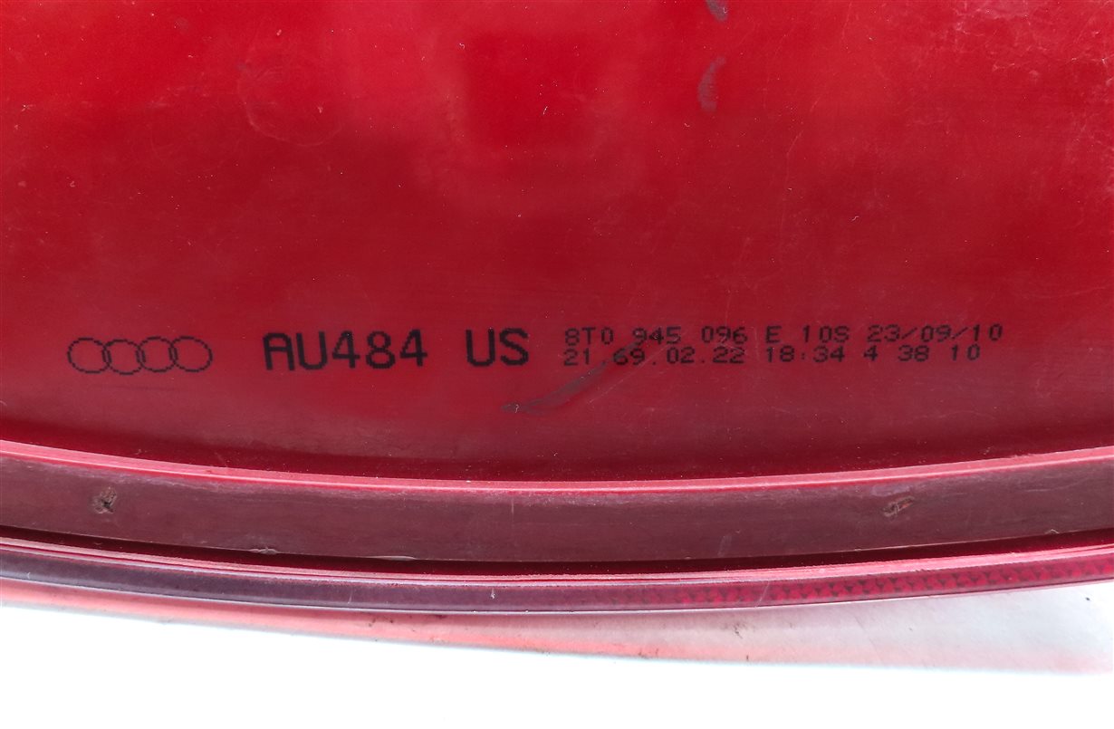 Thumbnail 6: 2008-2012 AUDI A5 S5 (B8 8T) REAR RIGHT PASSENGER LED TAILLIGHT BRAKE LIGHT LAMP