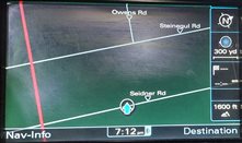 10-17 AUDI A4 S4 A5 Q5 Q7 (B8 8K 8T 8R 4L) GPS NAVIGATION MEDIA DISPLAY SCREEN